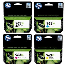 خرطوشة حبر انك  أسود&الوان  اتش بى HP 963xl  اصلي  - (خرطوشة انك  3JA30AE, 3JA27AE, 3JA28AE, 3JA29AE)