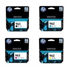  خرطوشة حبر انك أسود&الوان  اتش بى HP 963 اصلي - (خرطوشة انك 3JA23AE, 3JA24AE, 3JA25AE, 3JA26AE)